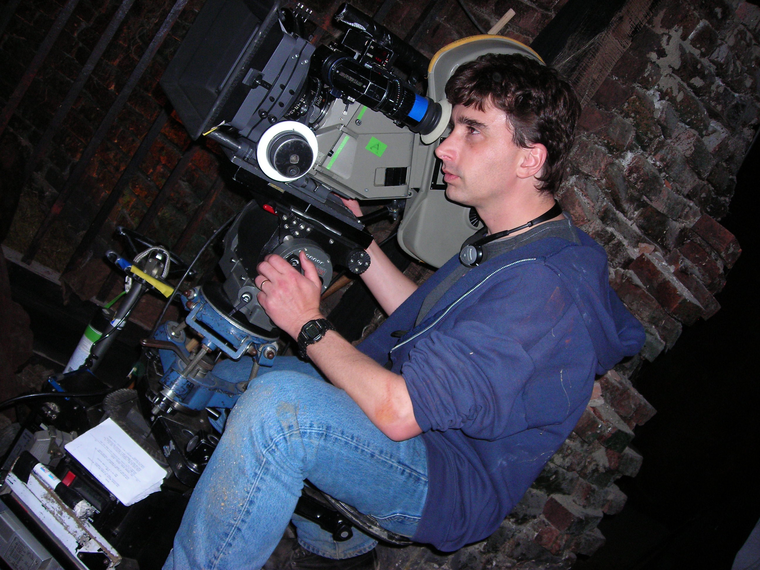 Director and Co-Writer Anthony C. Ferrante on the set of HEADLESS HORSEMAN