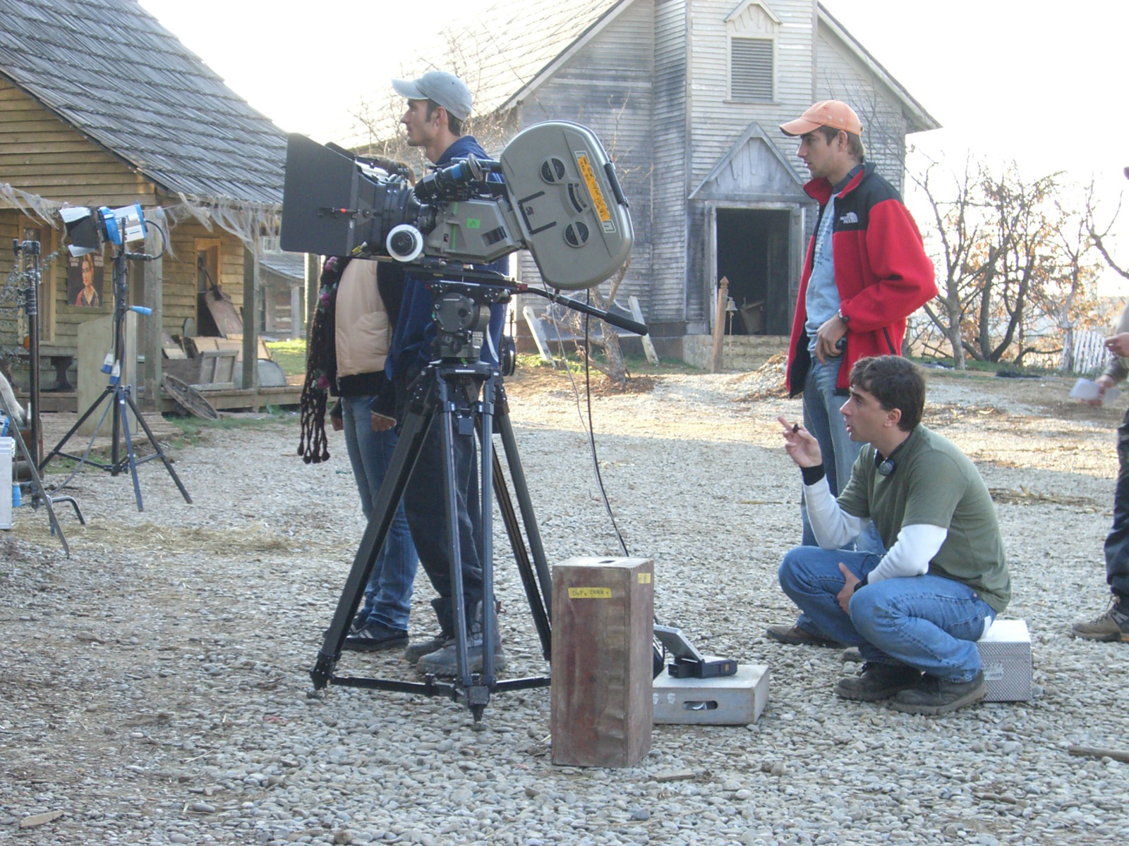 Director and co-writer Anthony C. Ferrante on the set of HEADLESS HORSEMAN