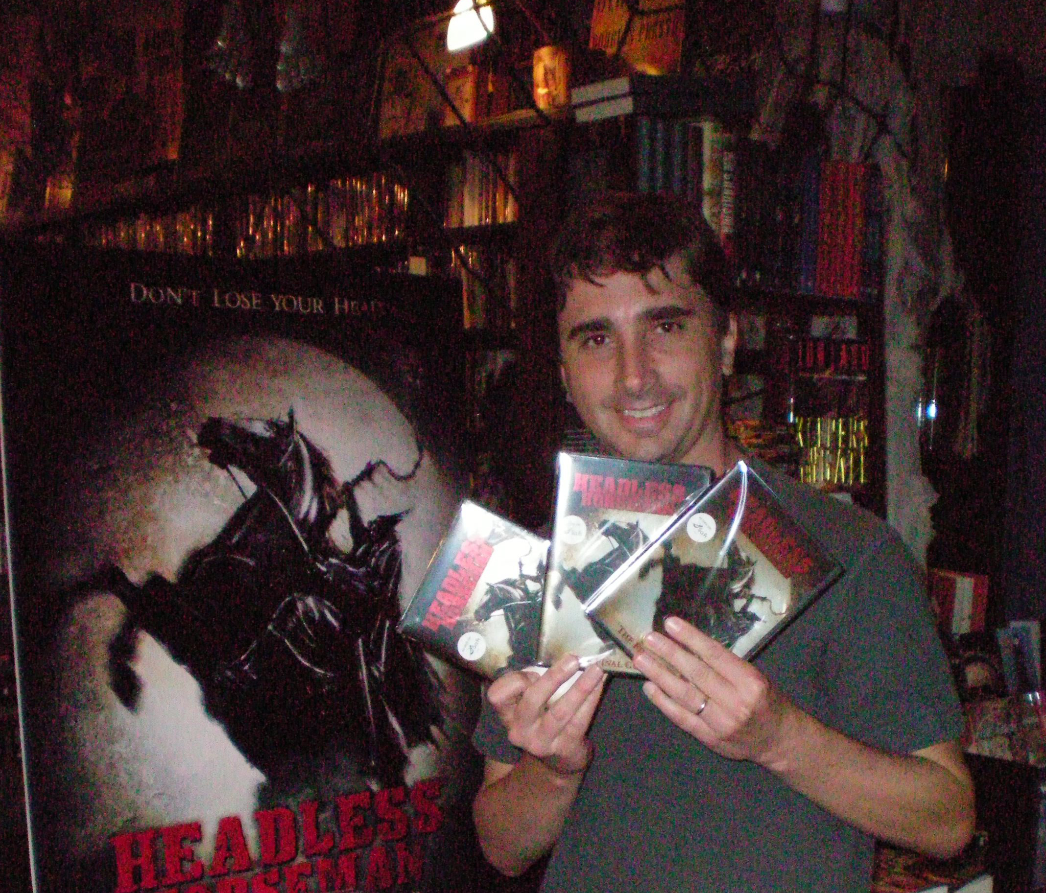 HEADLESS HORSEMAN director and Co-Writer ANTHONY C. FERRANTE at a Dark Delicacies DVD signing
