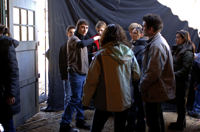Director and co-writer Anthony C. Ferrante on the set of HEADLESS HORSEMAN