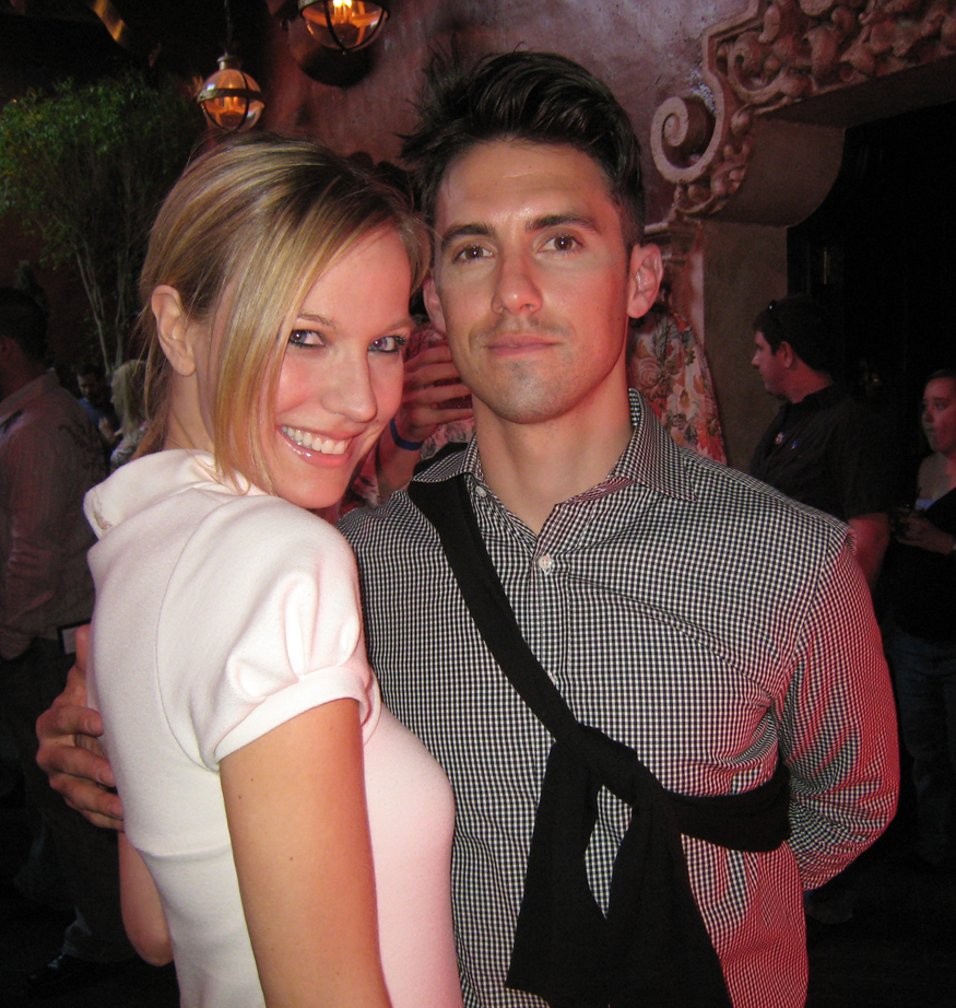 Marni Lustig and Milo Ventimiglia at the Heroes for Autism Charity Benefit, April, 2009