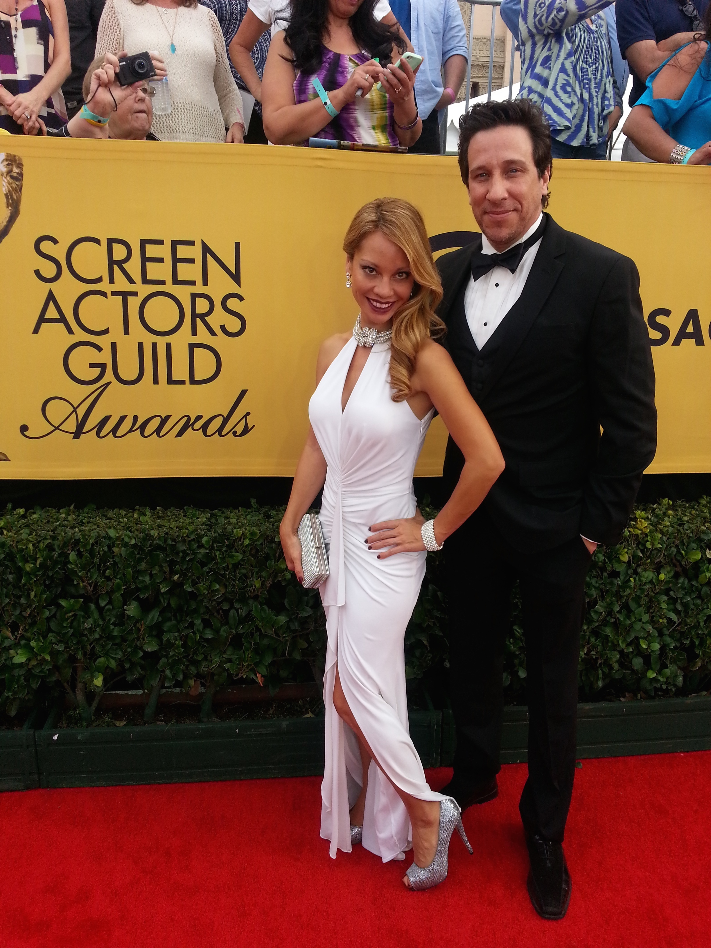 Doug Olear and Nicole Burlingame at event of The 21st Annual Screen Actors Guild Awards (2015)