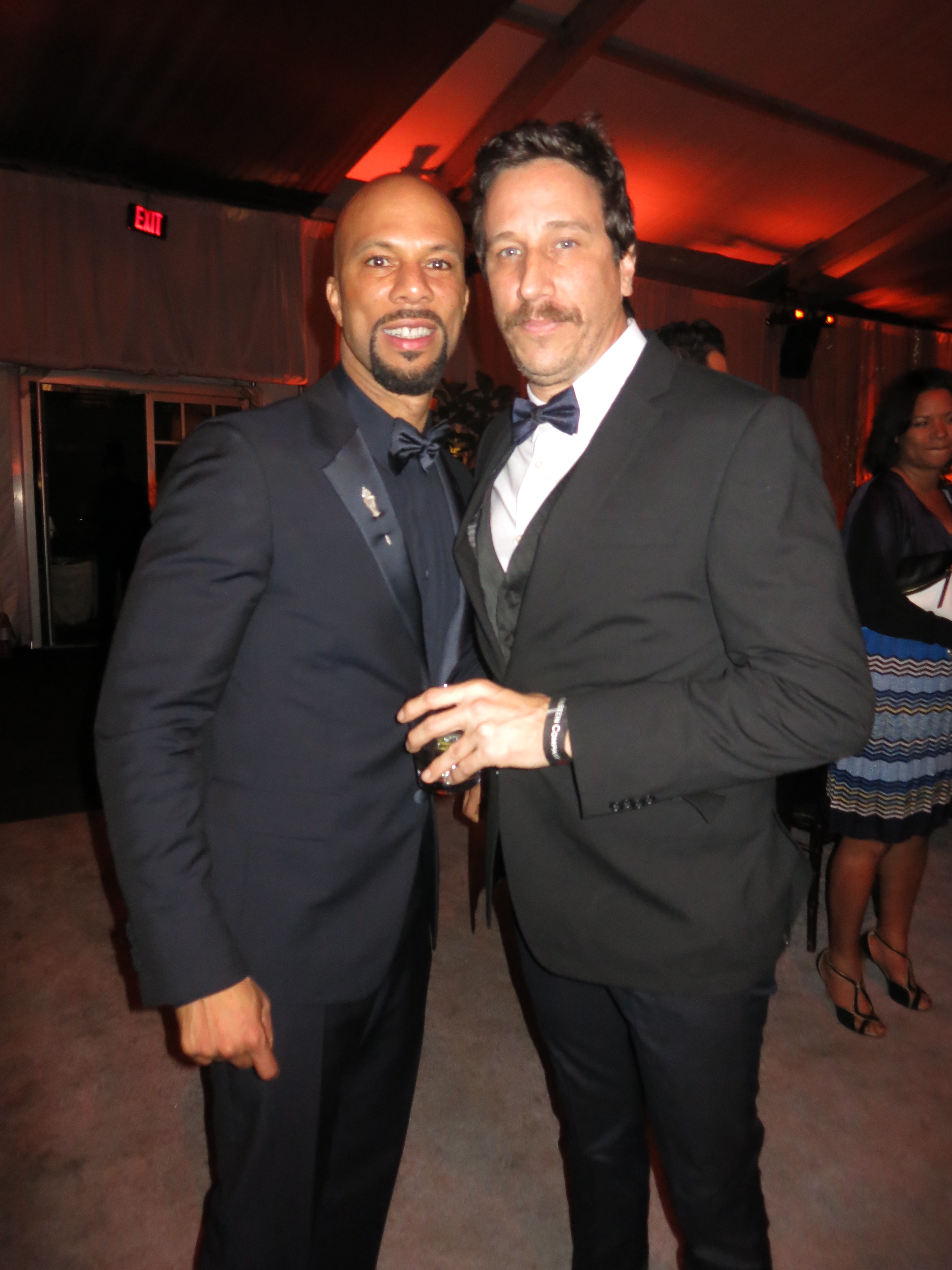 Doug Olear and Common at event of 72nd Golden Globe Awards (2015)