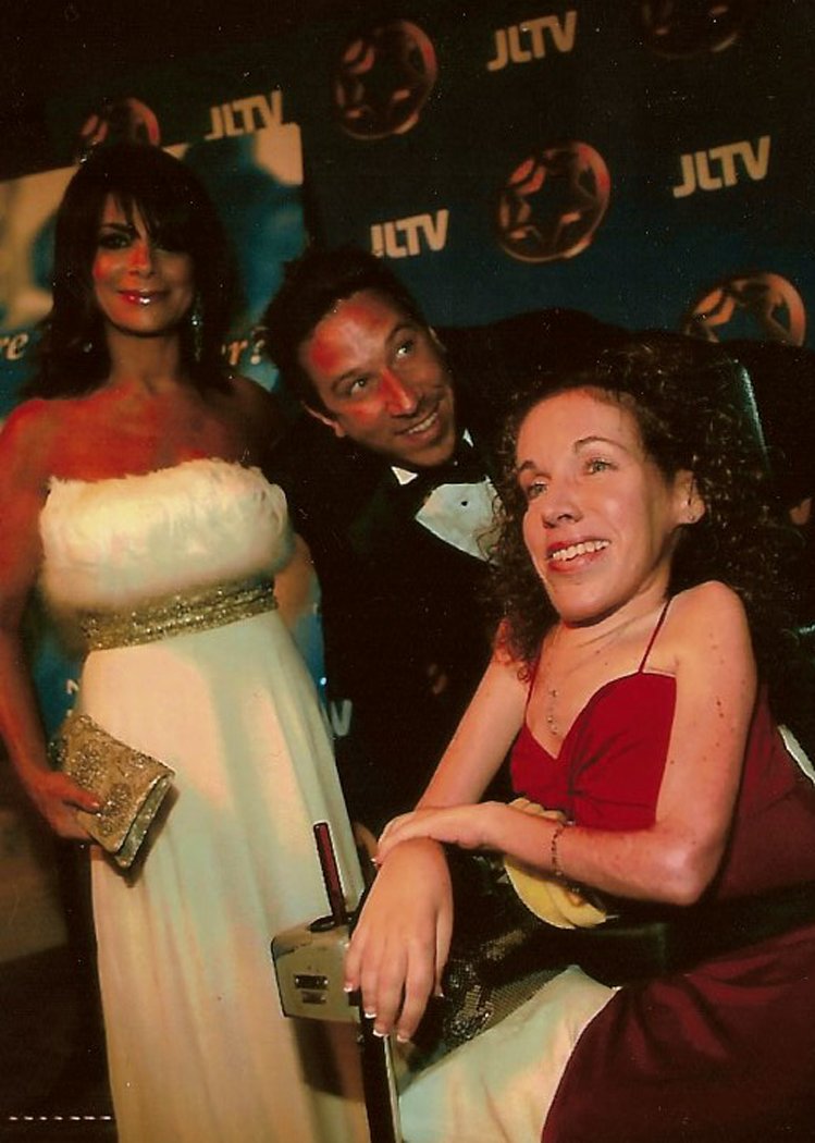 Doug Olear with Paula Abdul and Jackie Julio.