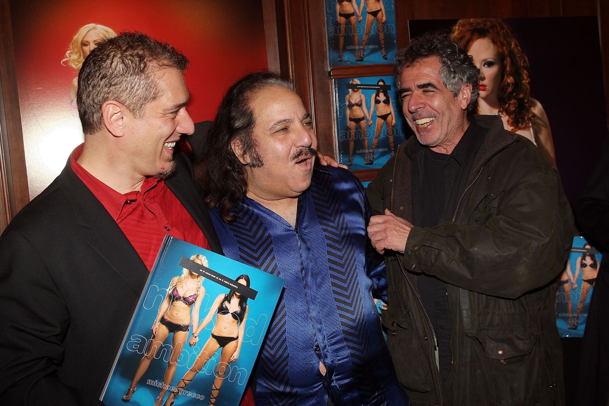 Ron Jeremy, Jamie Gillis and Michael Grecco