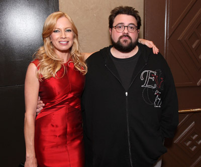 Traci Lords and Kevin Smith at event of Zack and Miri Make a Porno (2008)