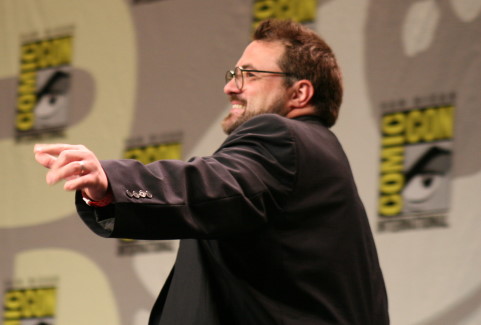Kevin Smith's grand entrance for his annual Q&A session