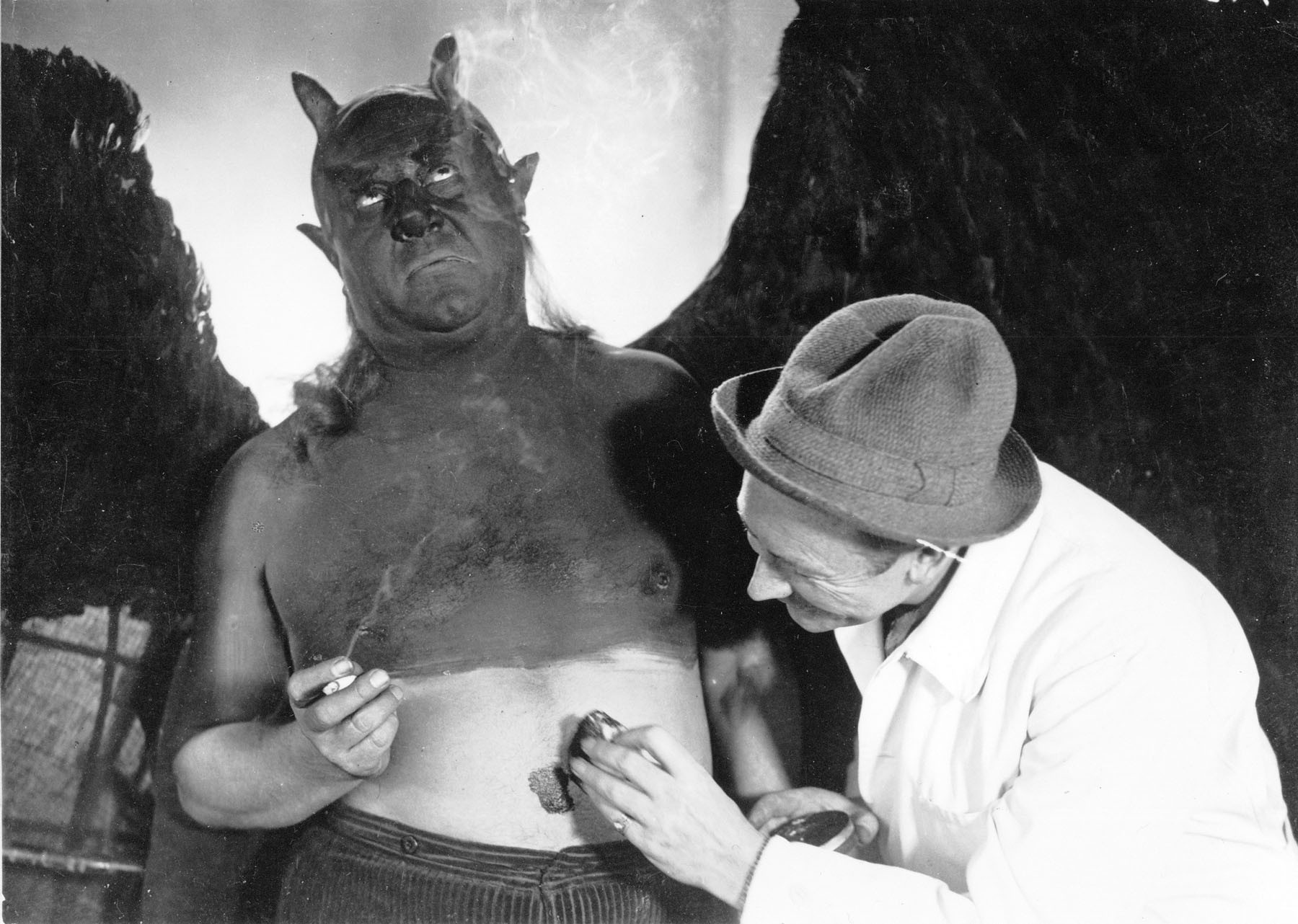 F.W. Murnau and Emil Jannings in Faust: Eine deutsche Volkssage (1926)