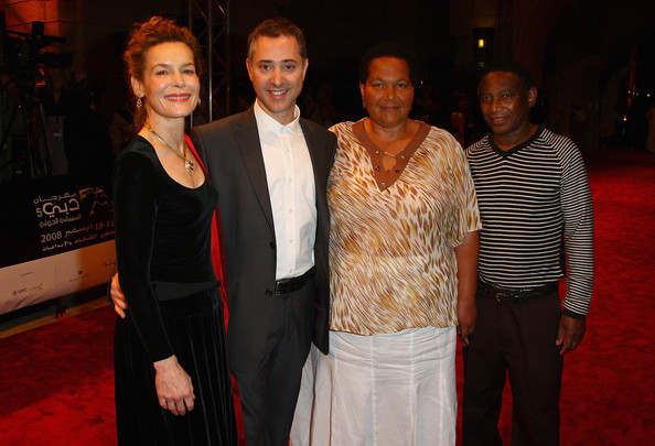 Alice Krige, Anthony Fabian, Sandra Laing and Johannes Motloung attend the Gala Premiere of SKIN at the Dubai International Film Festival, 15 December 2008