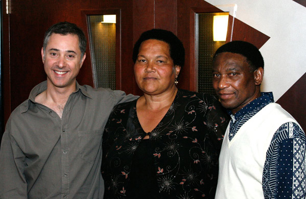 Anthony Fabian, Sandra Laing and Johannes Motloung at the Premiere of SKIN in Toronto September 08
