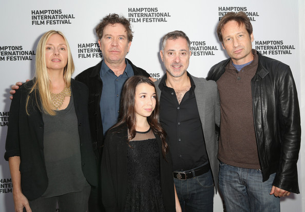 Hope Davis, Timothy Hutton, Olivia Steele-Falconer, Anthony Fabian and David Duchovny at The Hamptons International Film Festival, 11th November 2013