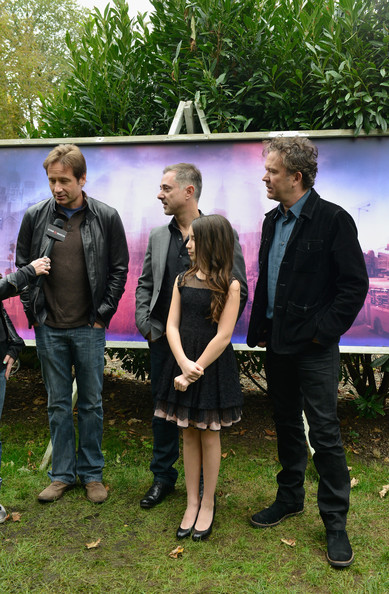 David Duchovny, Anthony Fabian, Olivia Steele-Falconer and Timothy Hutton at the Hamptons International Film Festival, 11th November 2013