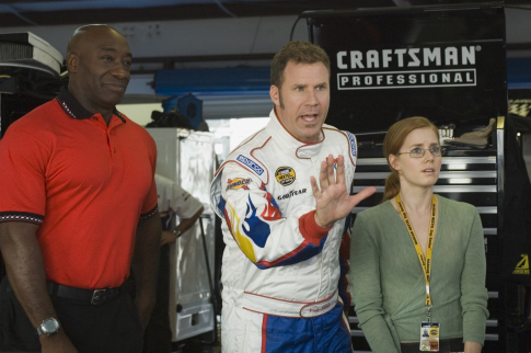 Still of Will Ferrell, Michael Clarke Duncan and Amy Adams in Talladega Nights: The Ballad of Ricky Bobby (2006)