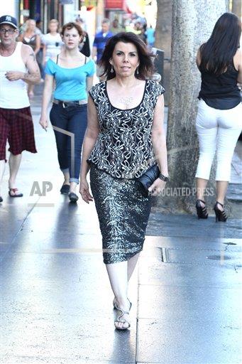 CELEBRITY SIGHTINGS IN LA - 7/8/14 Marilyn Ghigliotti is seen in Los Angeles, CA