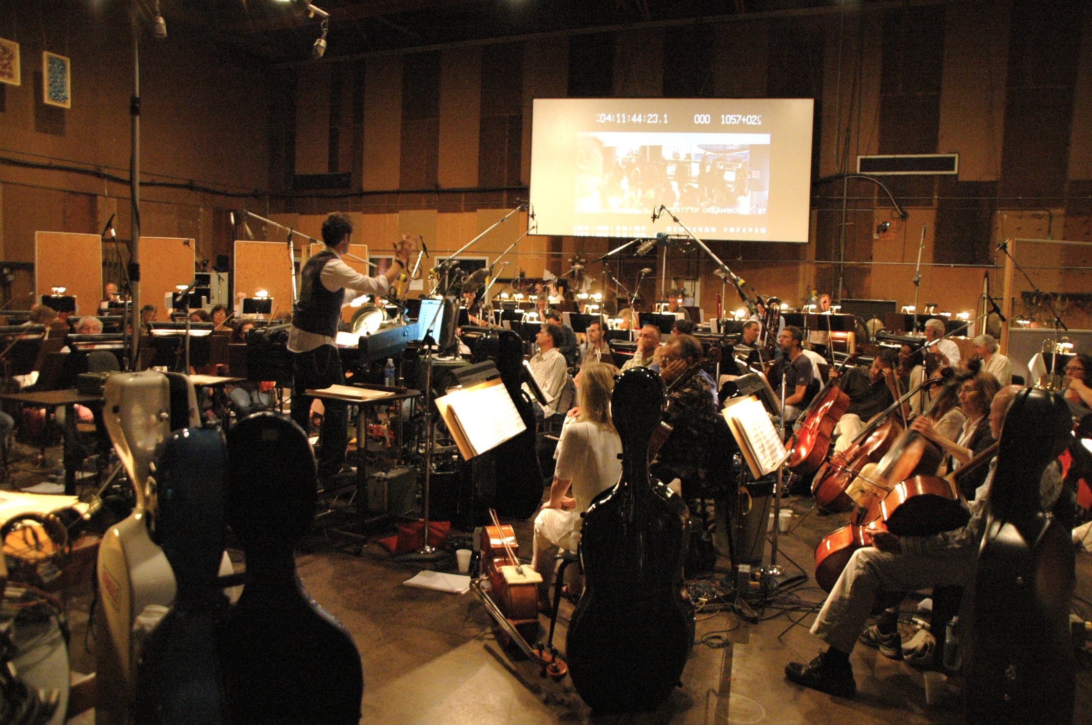 Brian Tyler conducts his score to 