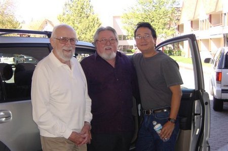 William A. Fraker, ASC, Lazslo Kovacs, ASC and Michael Goi, ASC at the 2004 Lake Arrowhead Film Festival
