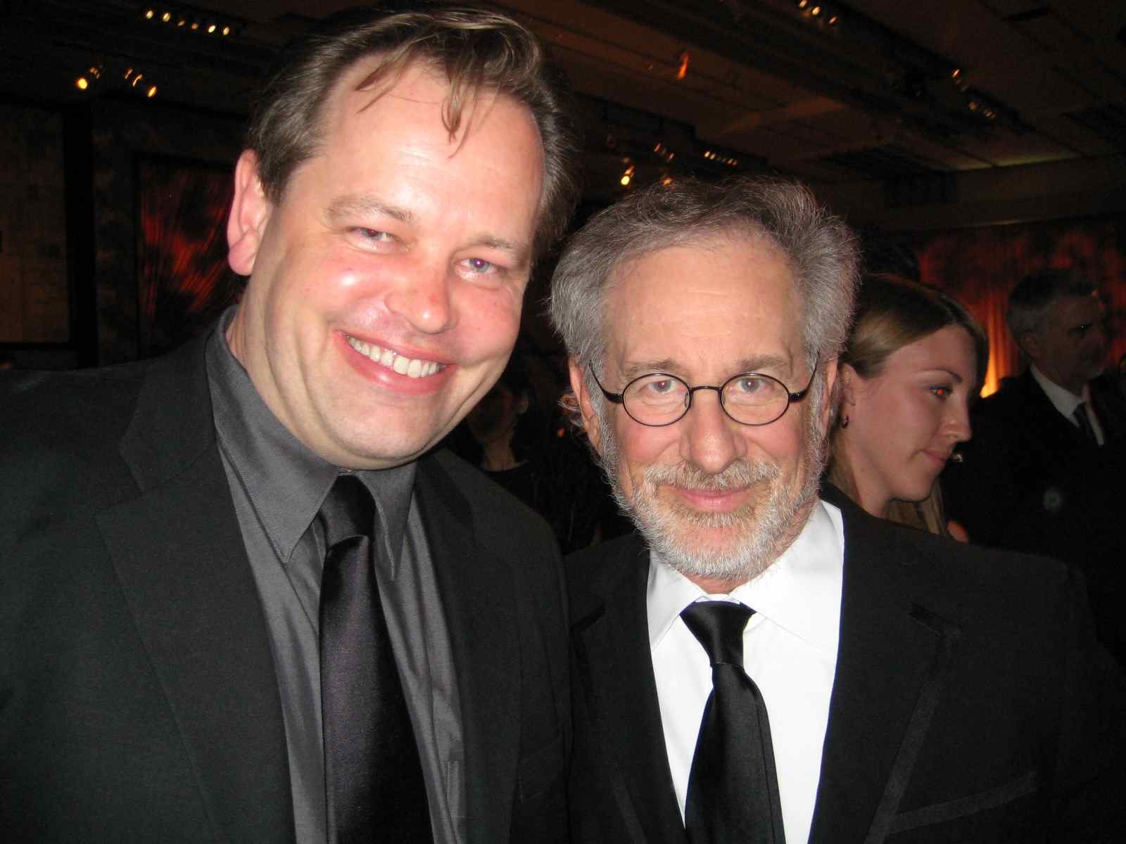 With Steven Spielberg at the VES Awards