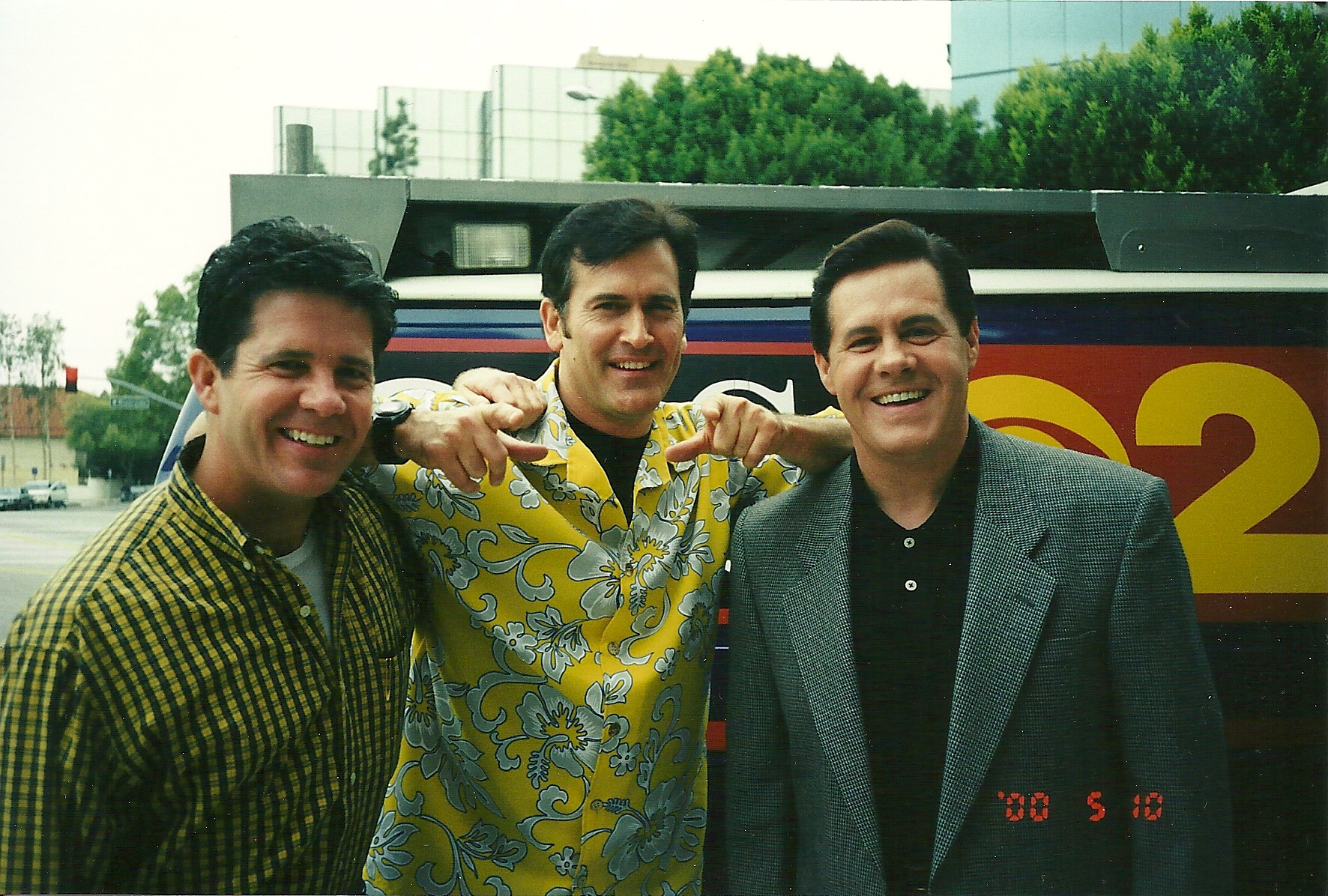 Butch and Ben with long time friend Bruce Campbell.
