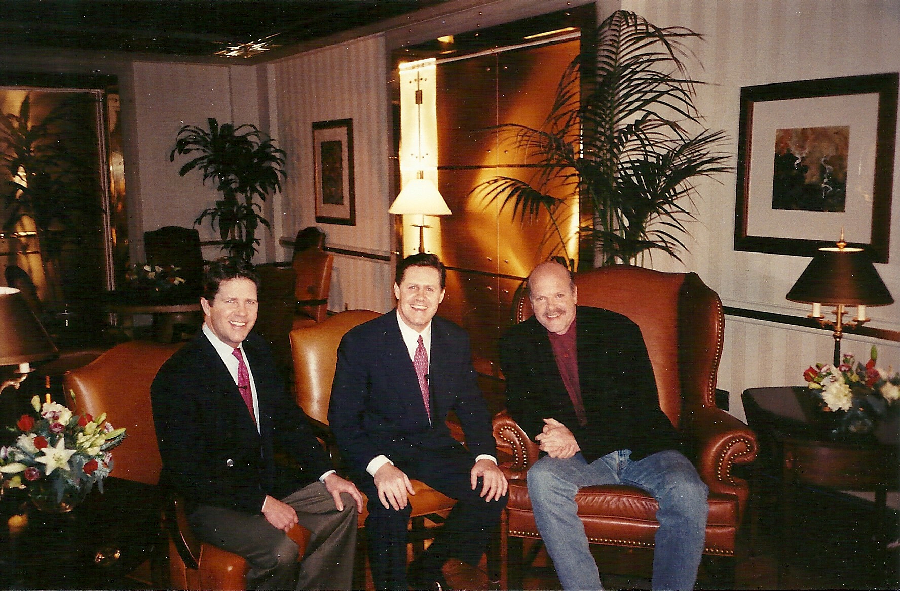 Butch and Ben McCain with long time friend Rex Linn.