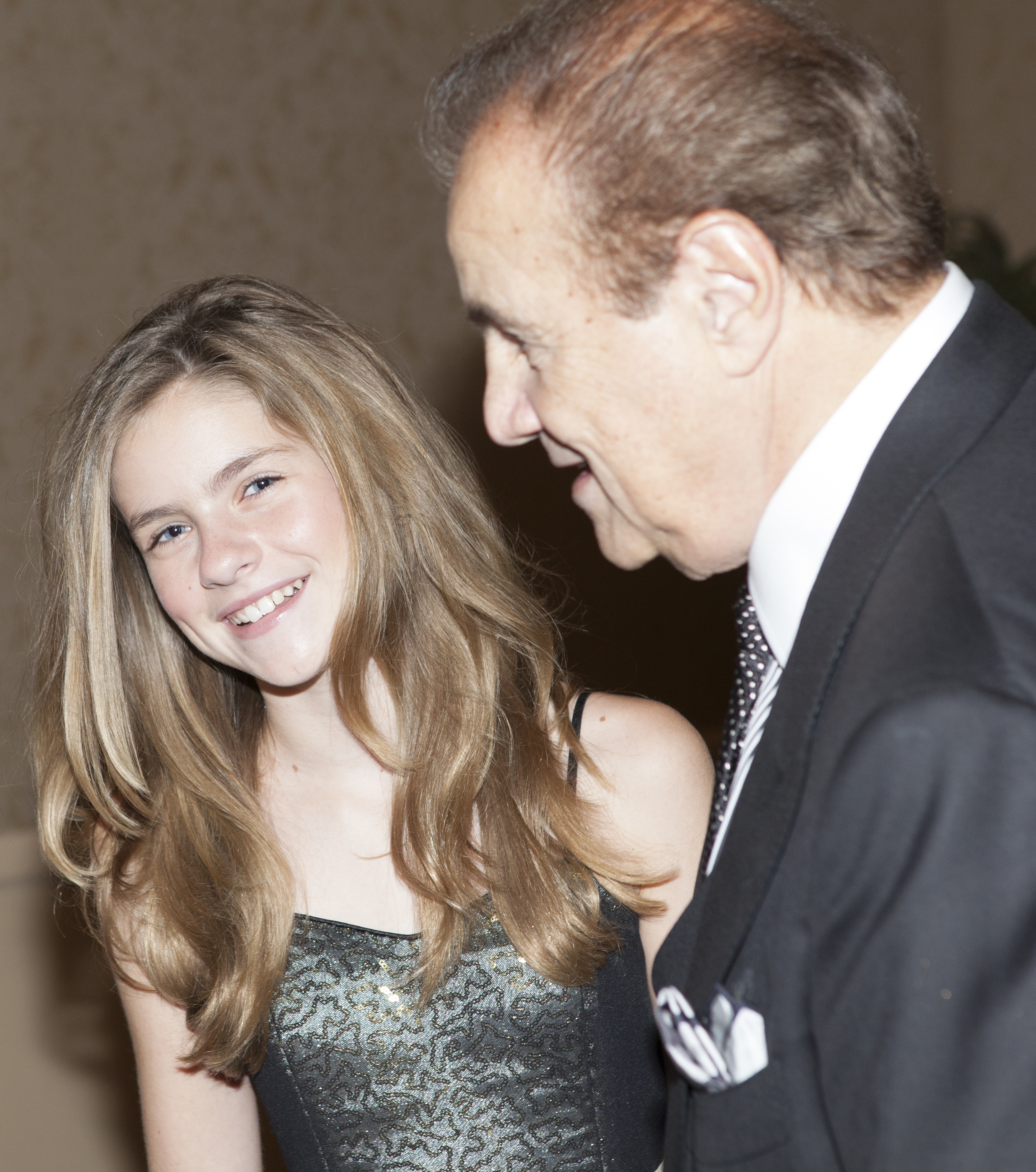 Taylor and Dad - TMA Heller Awards - September 19, 2013