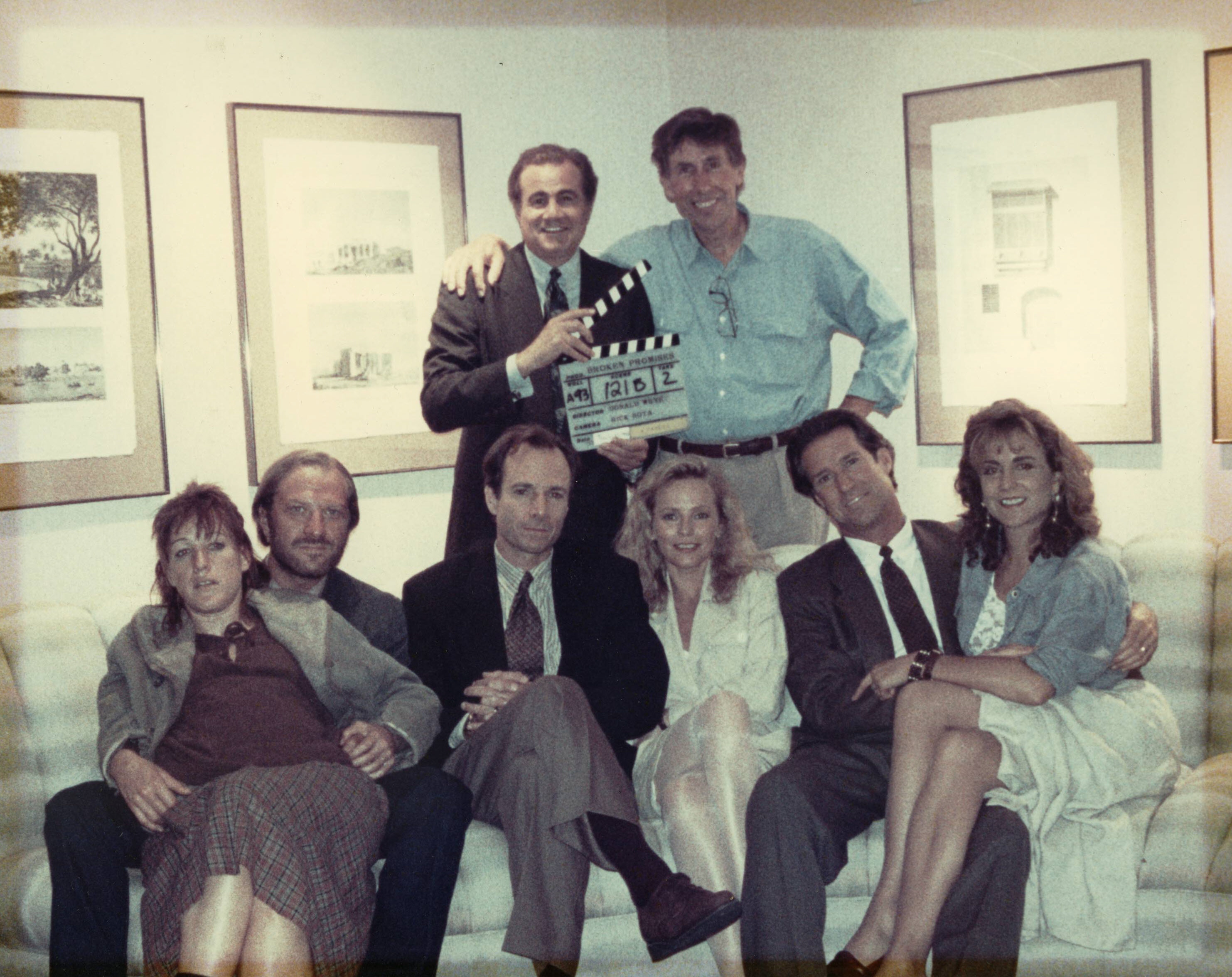 Larry A. Thompson with cast and crew of 