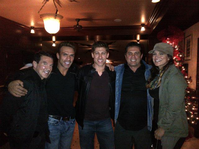 Jack Sojka, Darren Shahlavi, Alain Moussi, Dimitri Logothetis, Gina Carano filming Kickboxer in New Orleans.