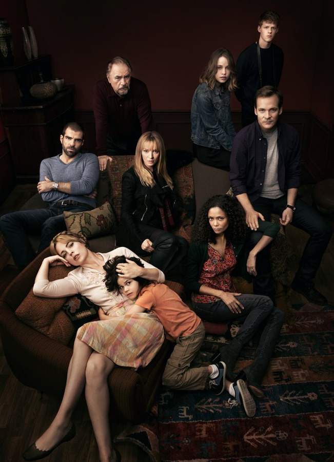 Still of Uma Thurman, Brian Cox, Melissa George, Thandie Newton, Zachary Quinto, Lucas Hedges, Makenzie Leigh and Dylan Schombing in The Slap (2015)