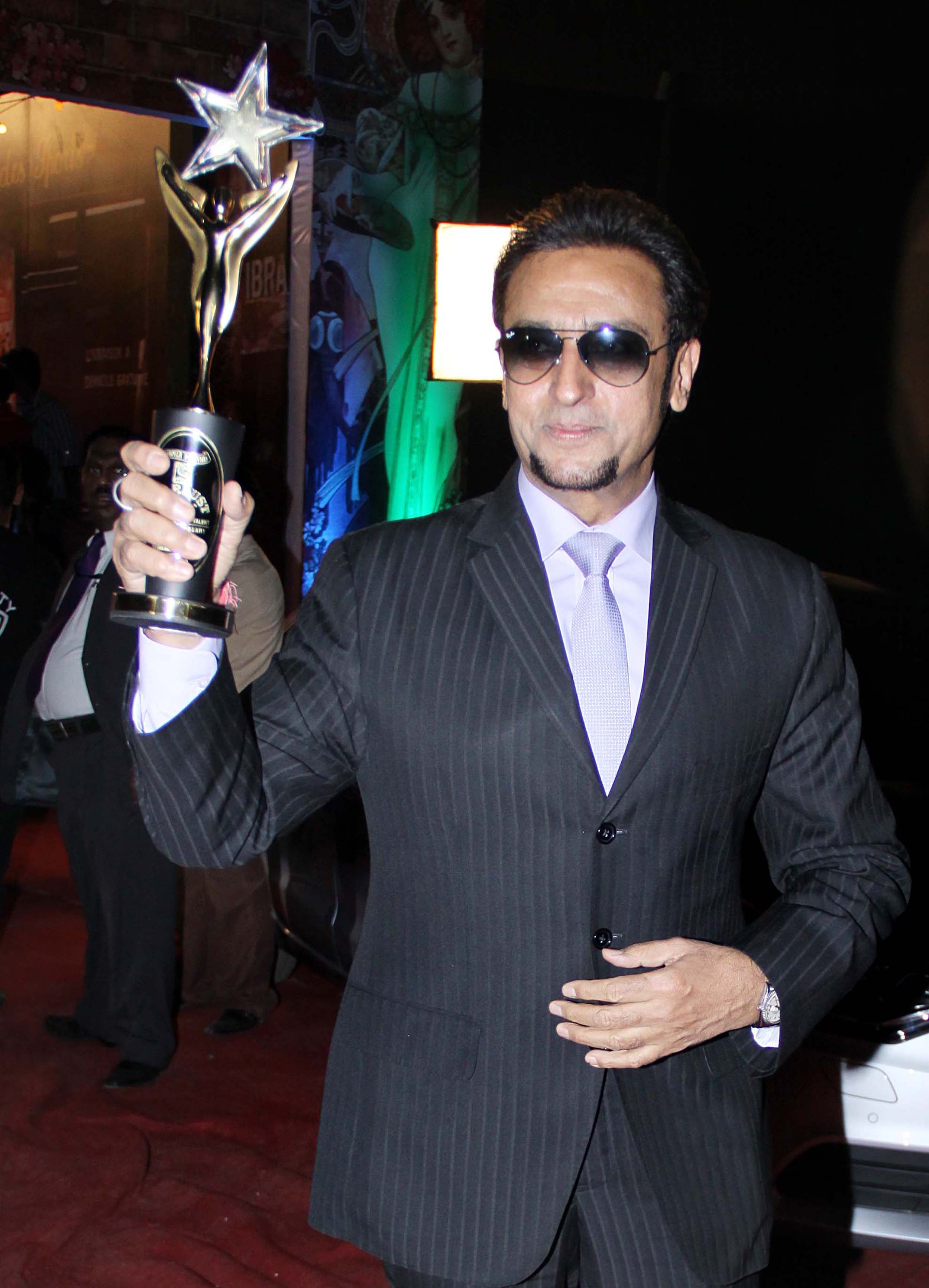 Gulshan Grover after receiving Stardust- Best Actor Award