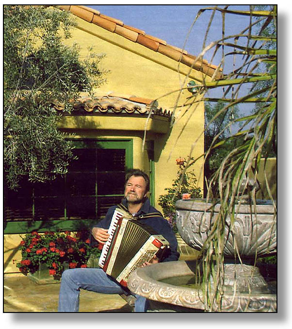 at home w. accordion