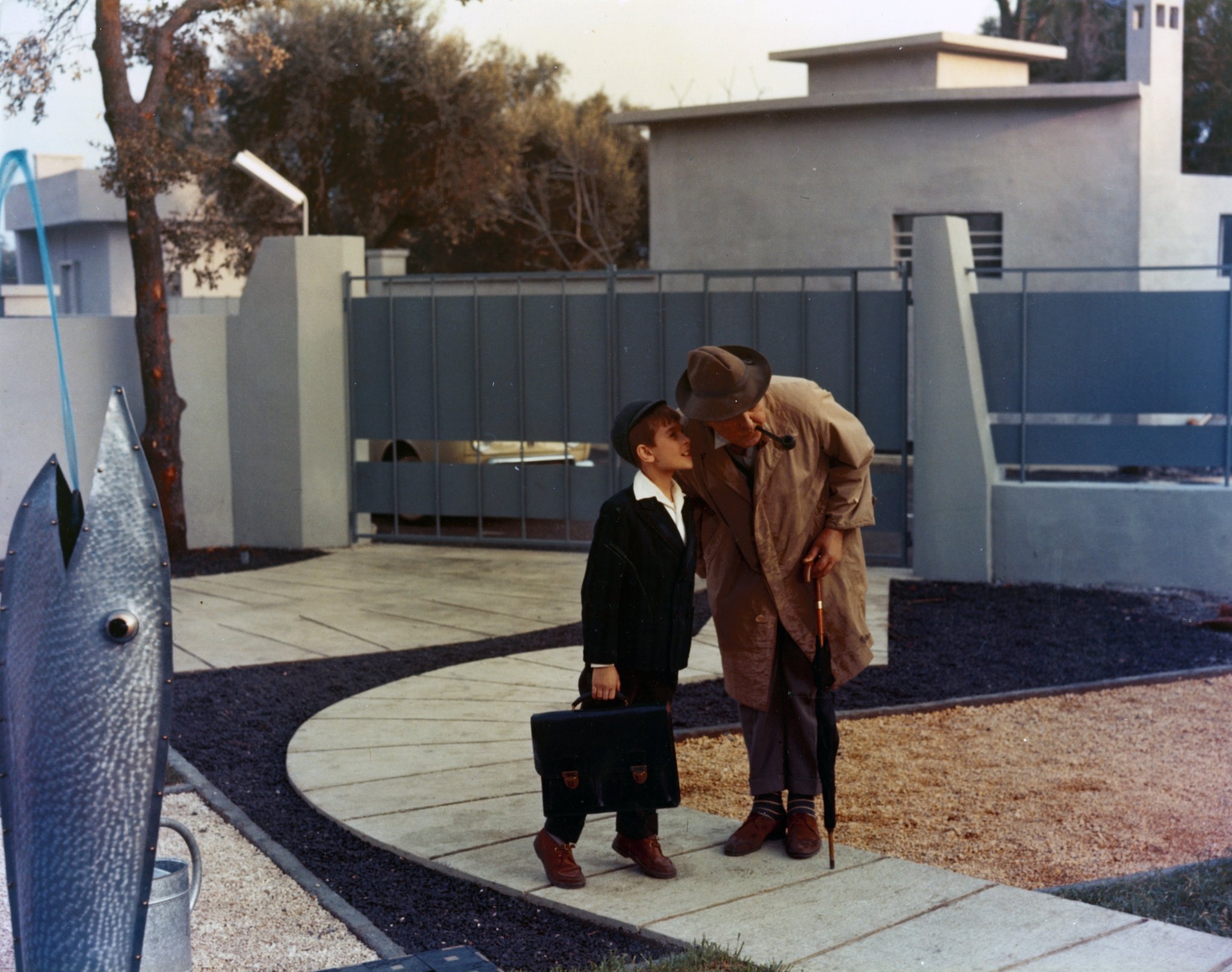 Still of Jacques Tati in Mon oncle (1958)