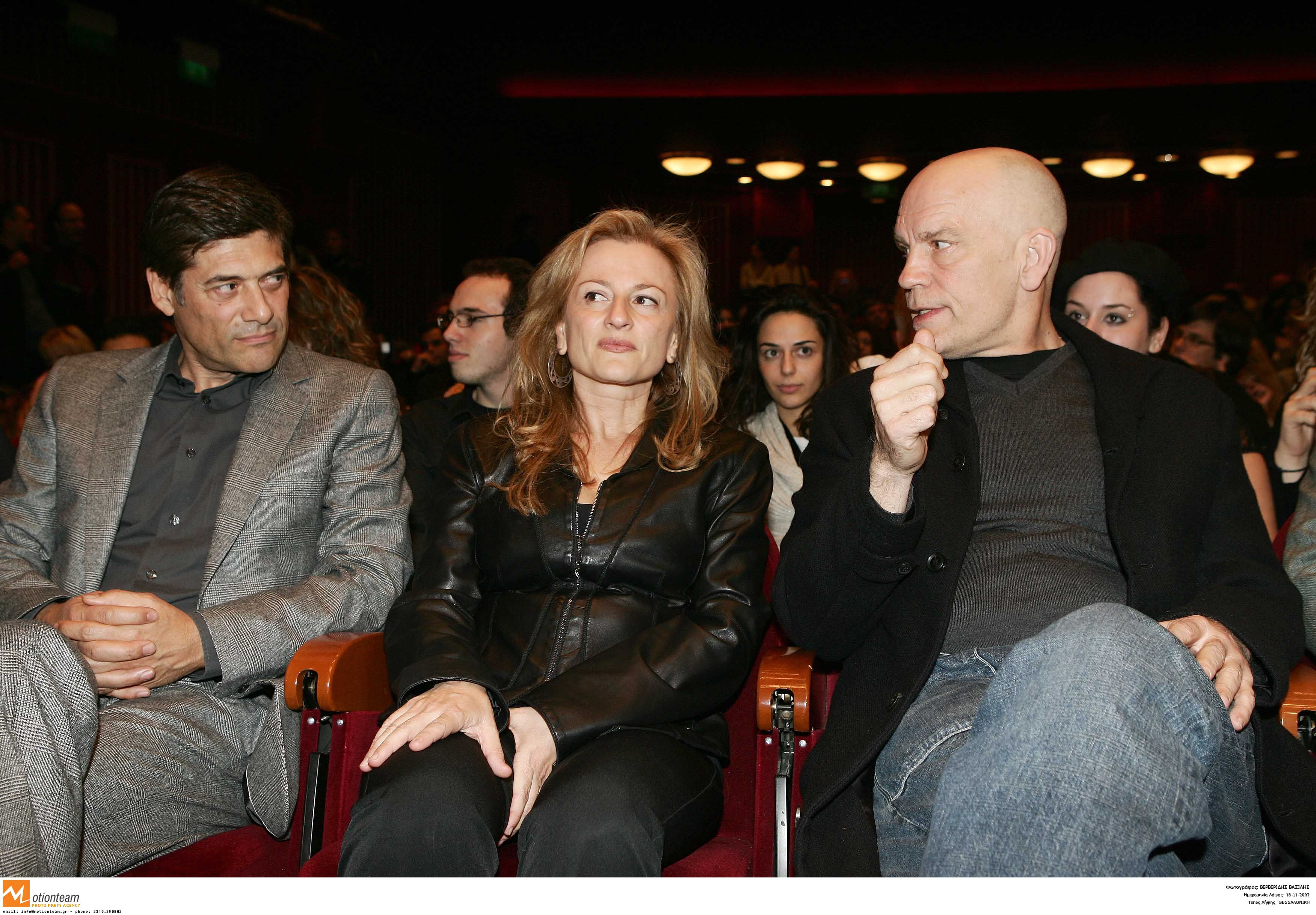 Thessaloniki Film Festival - Georges Corraface, Despina Mouzaki, John Malkovitch