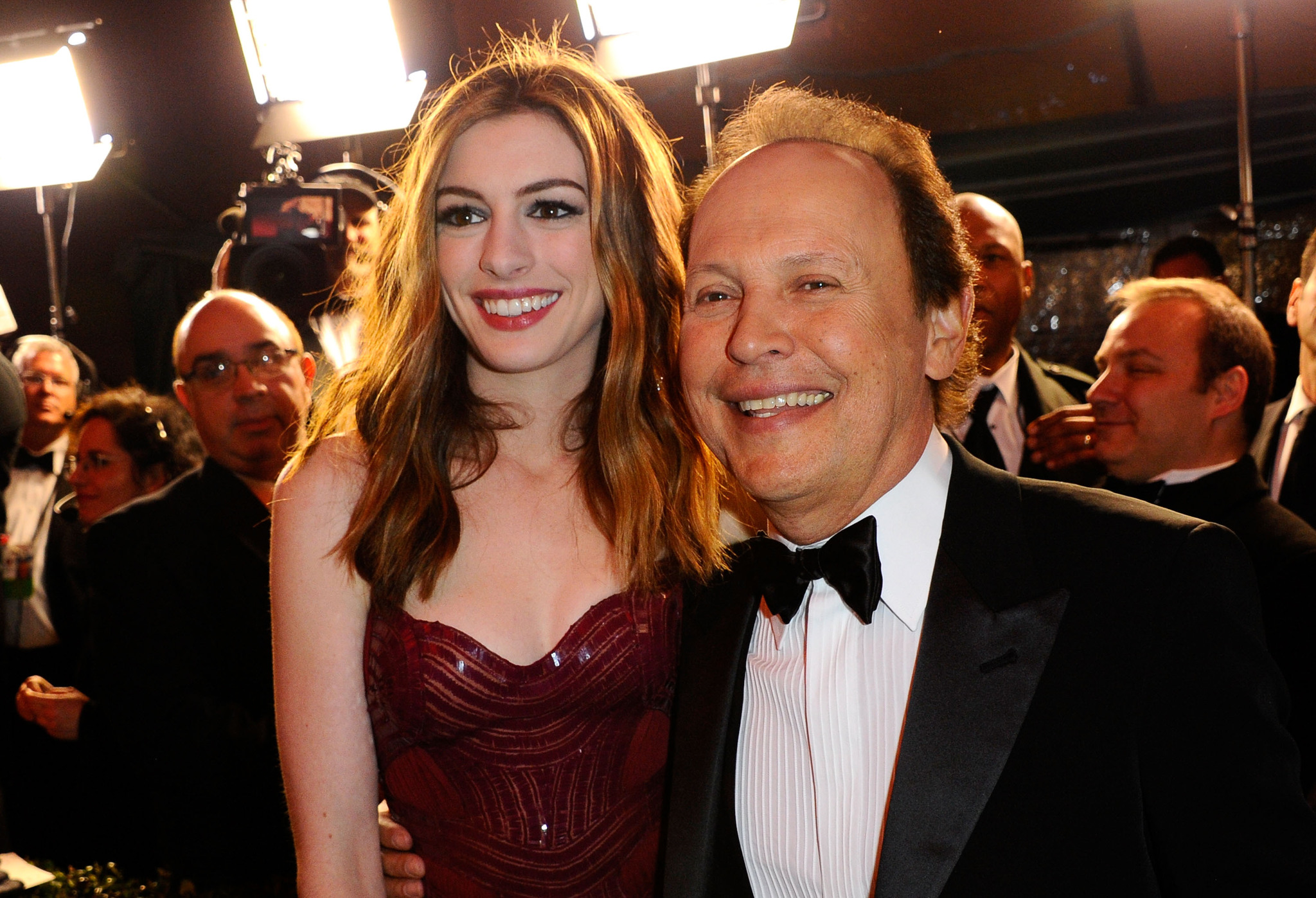 Billy Crystal and Anne Hathaway