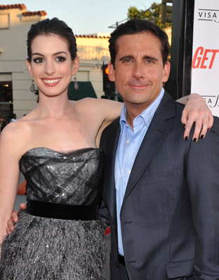 Anne Hathaway and Steve Carell at event of Ieskokit Gudruzio! (2008)
