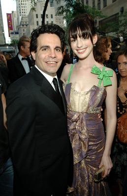 Anne Hathaway and Mario Cantone