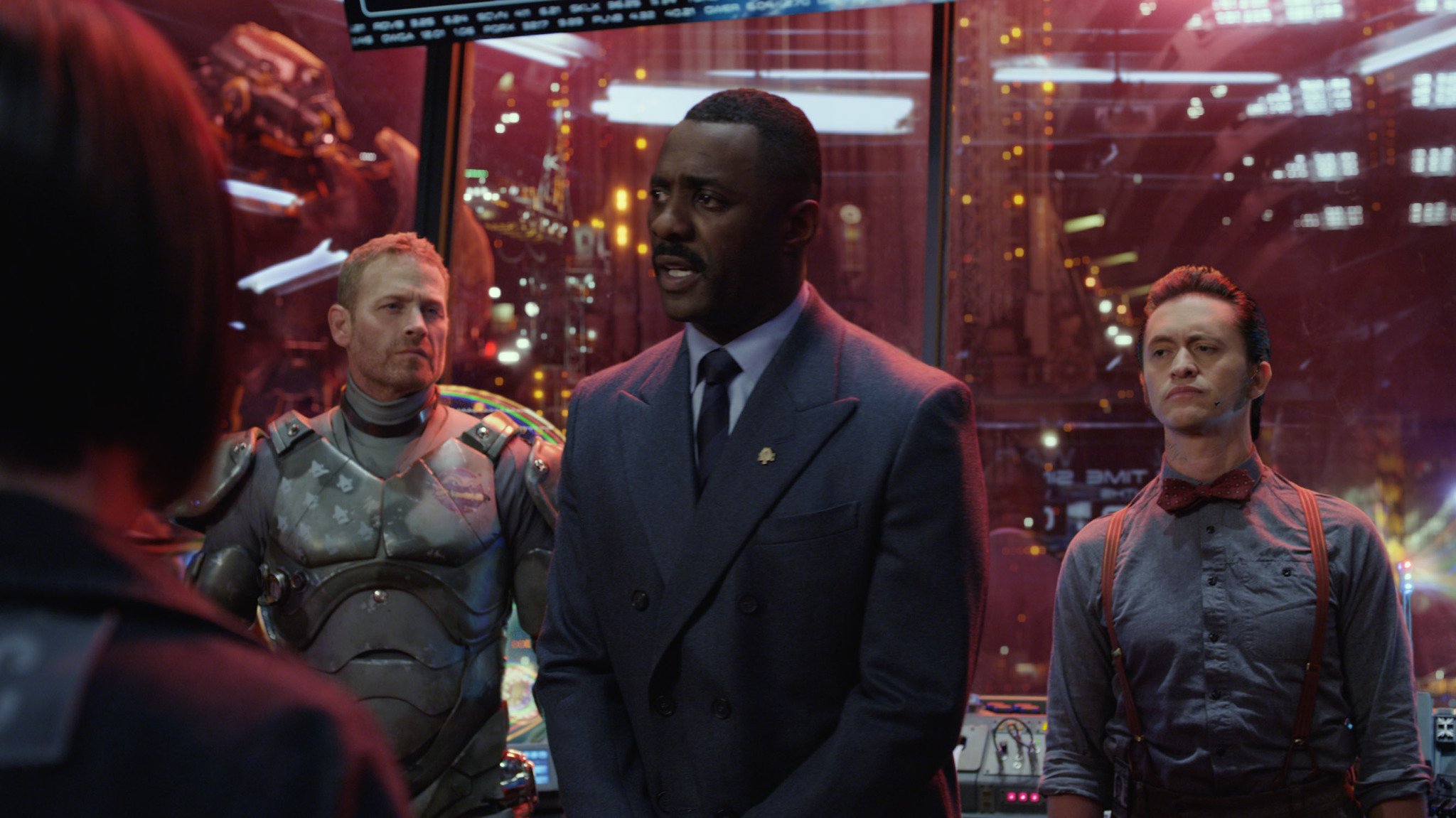 Still of Clifton Collins Jr., Max Martini and Idris Elba in Ugnies ziedas (2013)