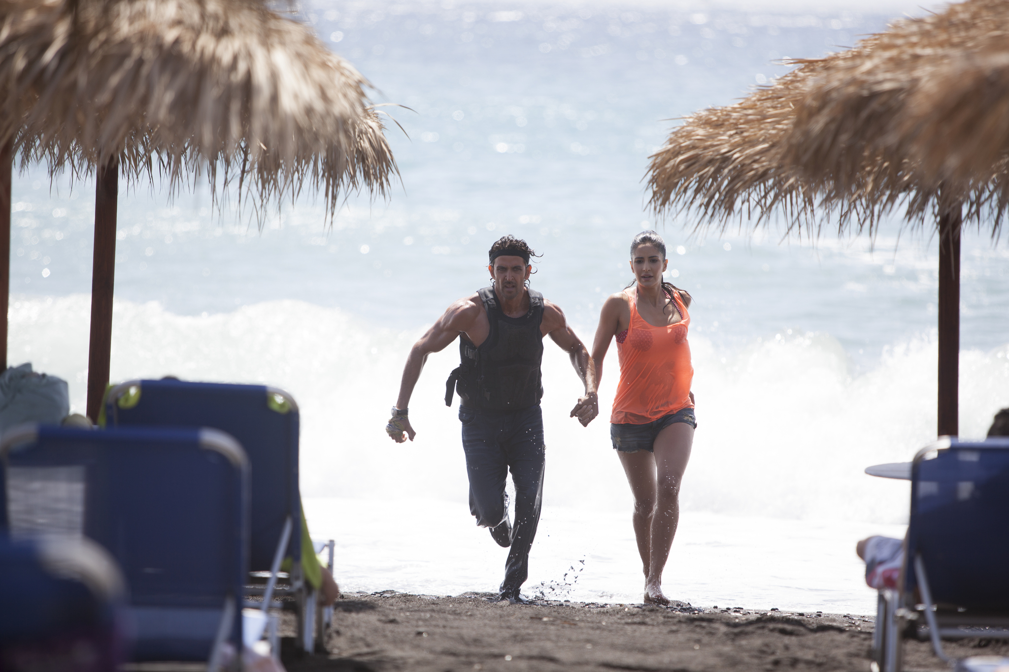 Still of Hrithik Roshan and Katrina Kaif in Bang Bang (2014)