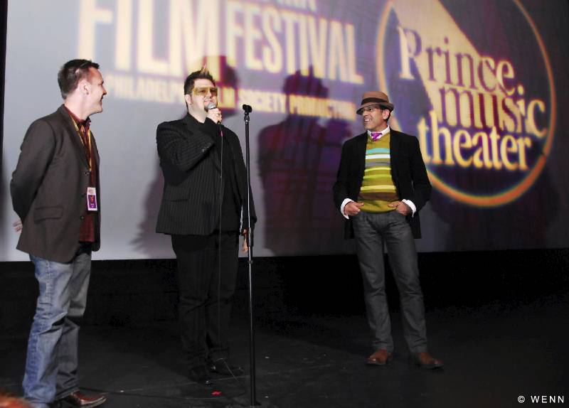 Rob Tate, Jay McCarroll and Michael Selditch at the world premiere of Eleven Minutes.