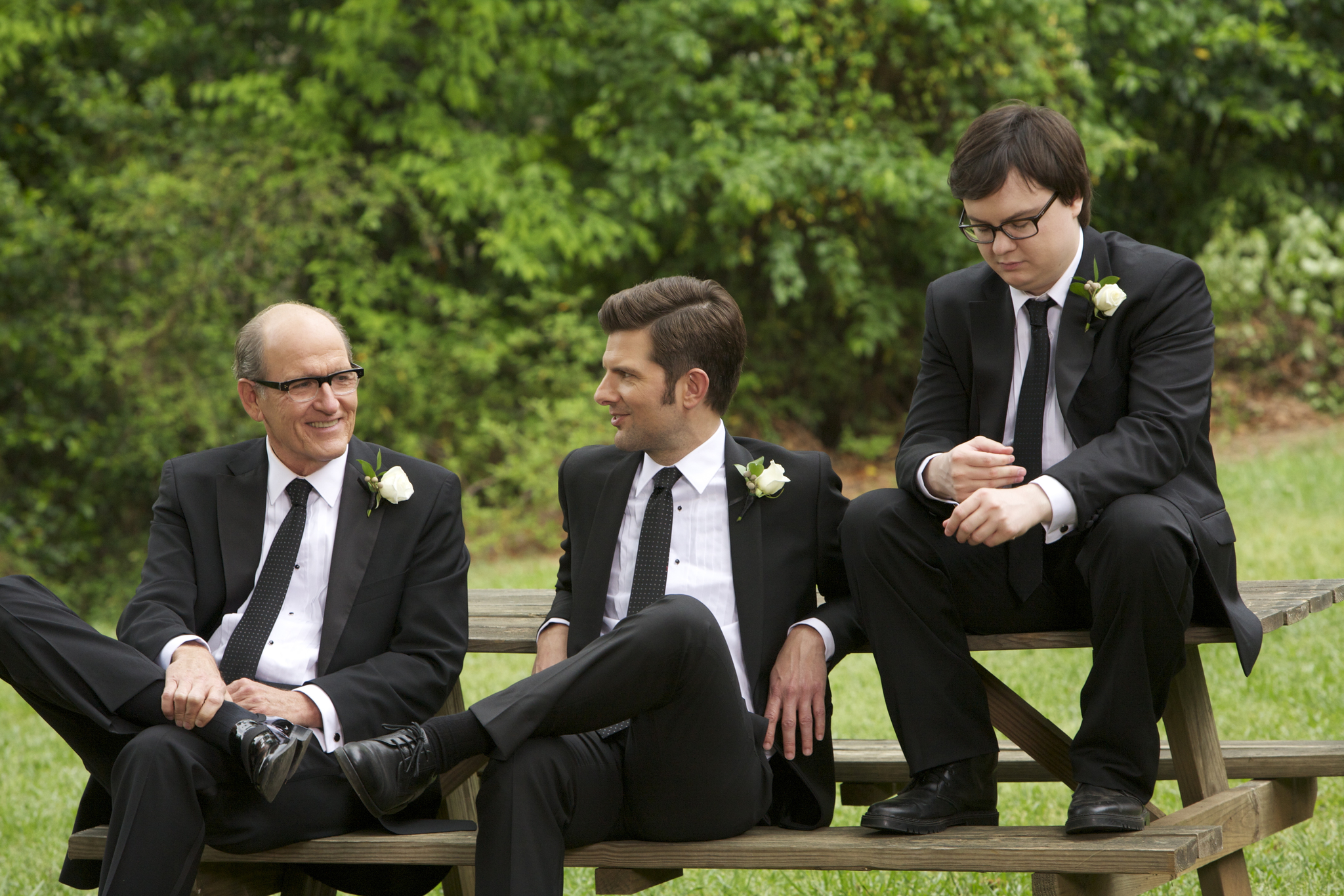 Still of Adam Scott, Clark Duke and Richard Jenkins in A.C.O.D. (2013)