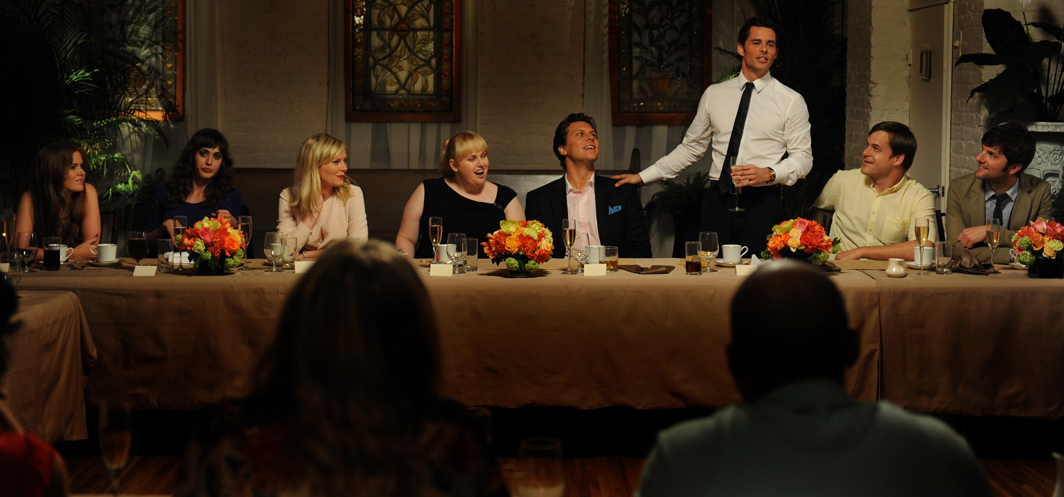 Still of Kirsten Dunst, Adam Scott, James Marsden, Lizzy Caplan, Isla Fisher, Kyle Bornheimer, Hayes MacArthur and Rebel Wilson in Bachelorette (2012)