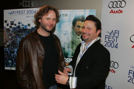 Steven M. Stern With Writer/ Director Niels Mueller at the 2004 AFI film festival screening of 