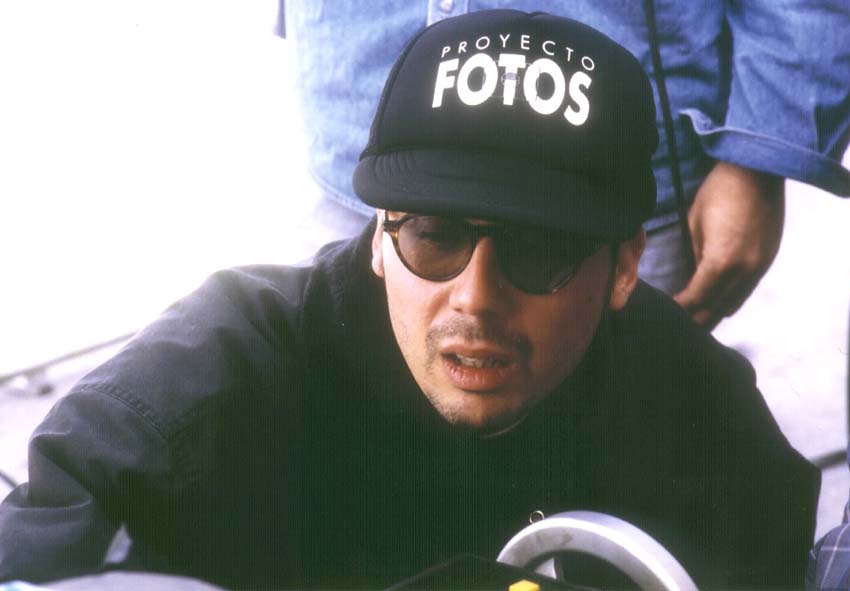 Elio Quiroga shooting FOTOS, 1996