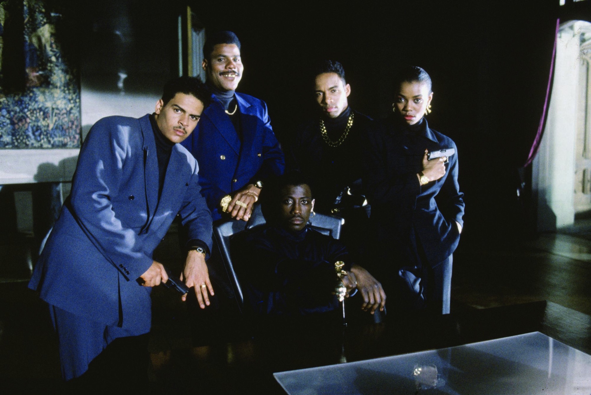 Still of Wesley Snipes, Vanessa Williams and Bill Nunn in New Jack City (1991)