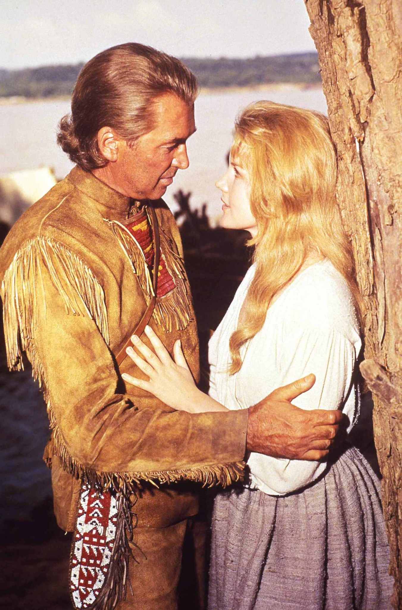 Still of James Stewart and Carroll Baker in How the West Was Won (1962)