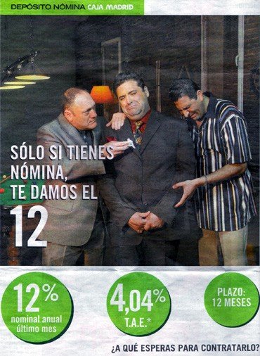Caja Madrid: 12% Nomina