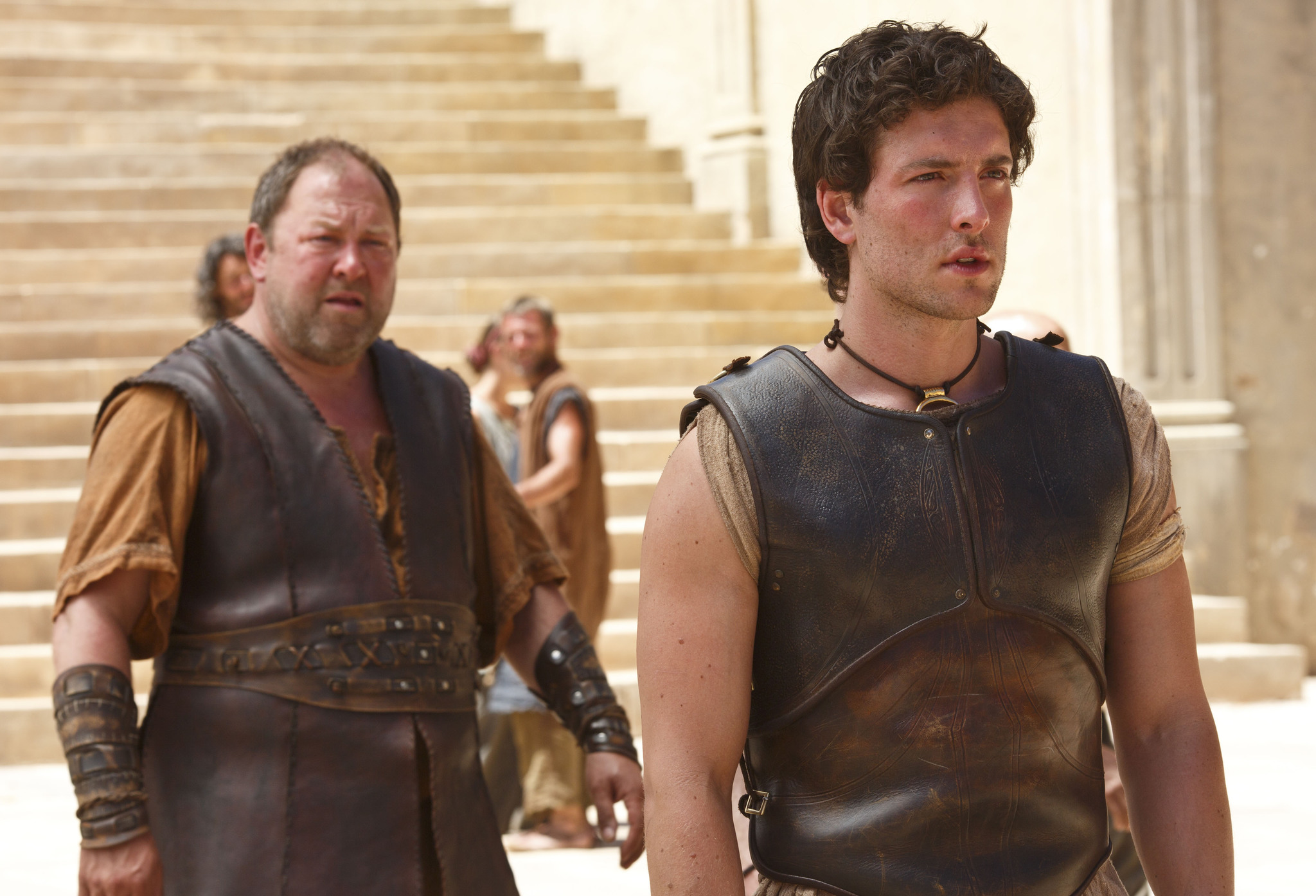 Still of Mark Addy and Jack Donnelly in Atlantis (2013)