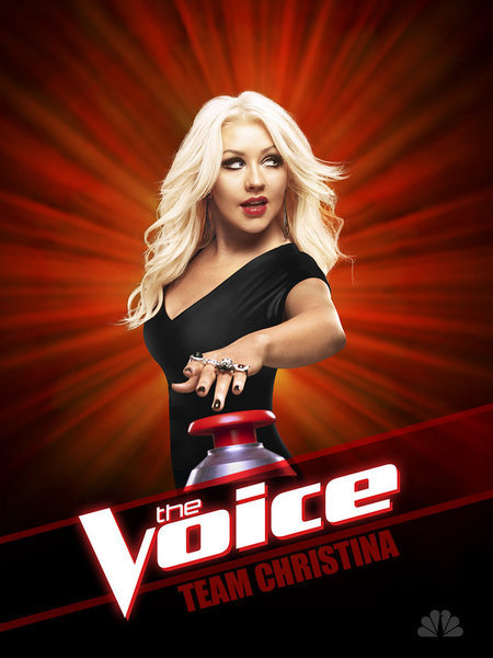 Still of Christina Aguilera in The Voice (2011)