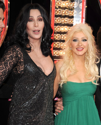 Cher and Christina Aguilera at event of Burleska (2010)
