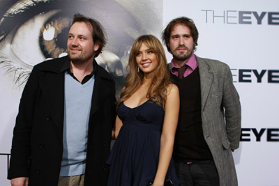 Jessica Alba, Xavier Palud and David Moreau at event of The Eye (2008)