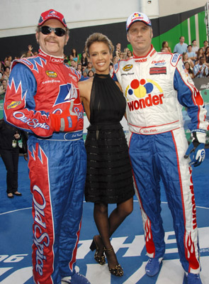 John C. Reilly, Will Ferrell and Jessica Alba at event of 2006 MTV Movie Awards (2006)