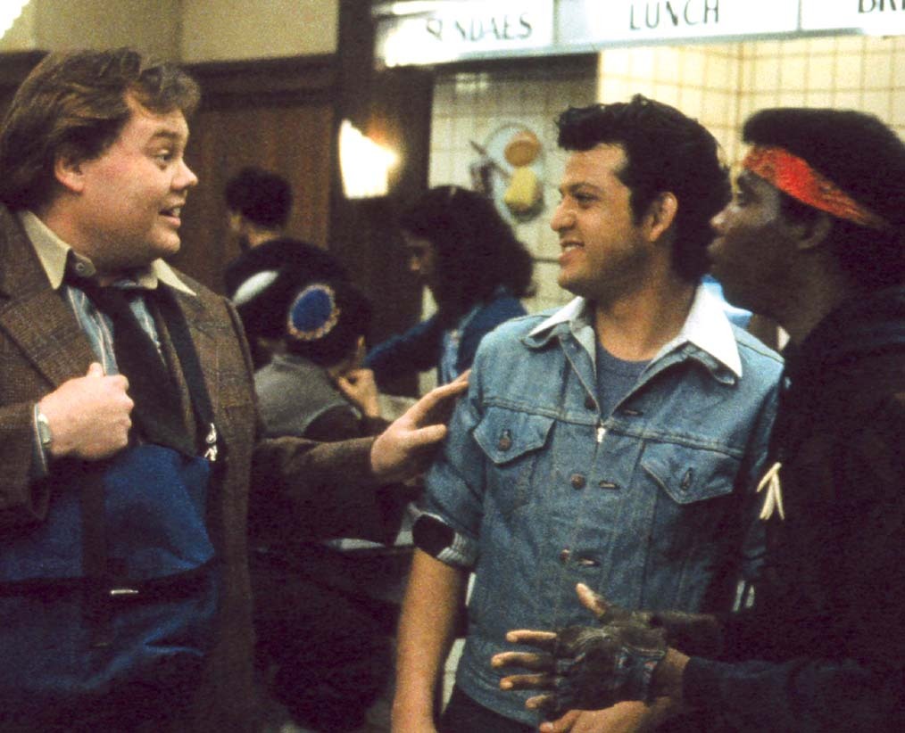 Still of Louie Anderson and Paul Rodriguez in Quicksilver (1986)